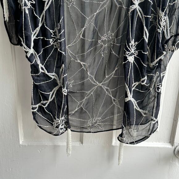 Gryphon New York Beaded Silk Jacket - Picture 6 of 8